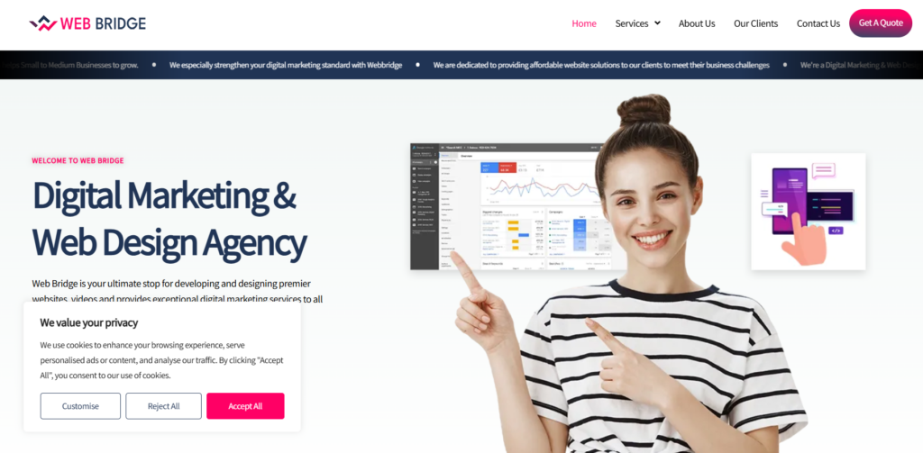 digital marketing agency web development