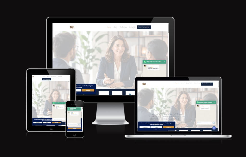 Workants HR Consultancy service website